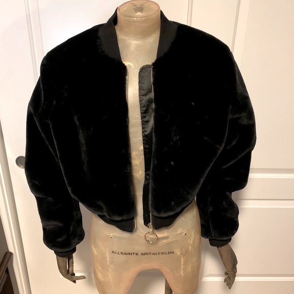 Seek The Label faux fur bomber jacket - Picture 3 of 3